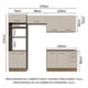thumbnail image 3 of Cocina Integral Completa Modular Madesa Agata 270cm MC 07, 3 of 10