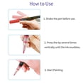 thumbnail image 4 of Acrylic paint markers 24 bright colors acrylic paint set, 4 of 5
