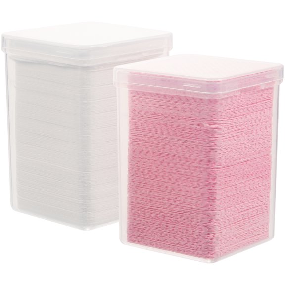 Eyelash Wipes Lint Free for Nails Extension Glue Cleaning Cloth Non-woven Plastic 2 Boxes