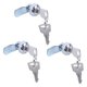 thumbnail image 1 of 3X Cerradura Util para Taquillas, Buzones, Cajones, Armarios + Llaves, 1 of 5