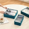 thumbnail image 4 of Drawer Underwear Storage Box Dormitory Folding Underwear Sorting Box Wardrobe Storage Cloth Art Socks Sub-packing Box, 4 of 9