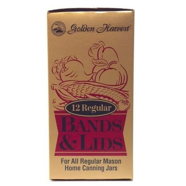 Ball Golden Harvest Regular Bands & Lids for All Regular Mason Home