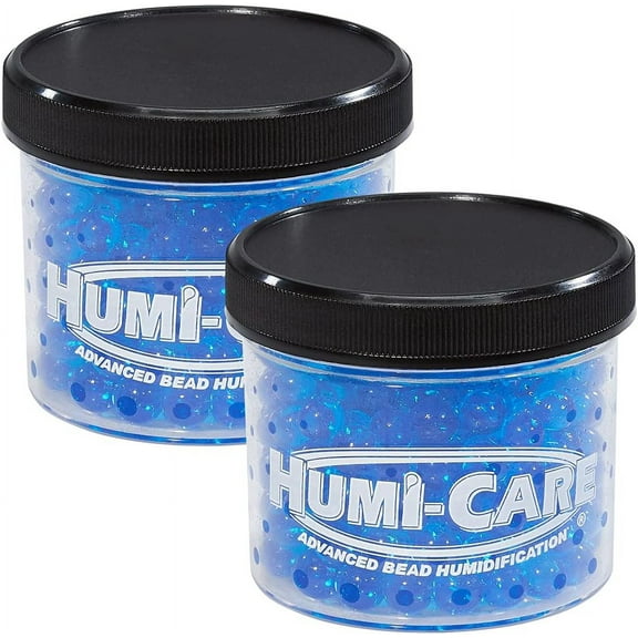 Humidification Crystal Gel Two 4oz Jars For 40-150 Capacity Humidors