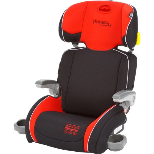 The First Years Compass Folding Adjustable Booster Car Seat Elegance Red And Black Walmart Com Walmart Com