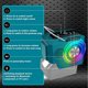 thumbnail image 2 of Wireless Bluetooth Speaker for Makita 18-20V Batteries, 2 of 5