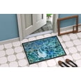 thumbnail image 2 of Carolines Treasures BB8524MAT Bleu Poisson Tapis d'Intérieur Ou d'Extérieur - 18 x 27 Po., 2 of 4