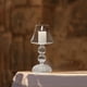 thumbnail image 3 of Candelabro de cristal para velas de pilar, candelabro transparente, decoración de mesa para mesa de comedor, escritorio de fiesta, 3 of 6