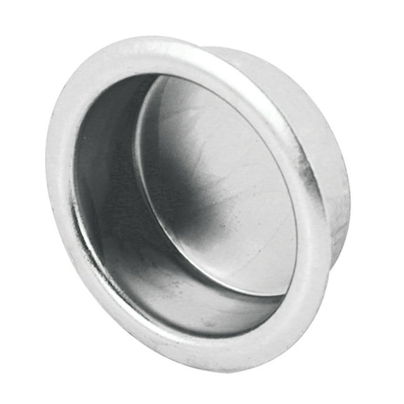 Finger Closet Pull, 3/4 in. x 5/16 in., Satin Nickel