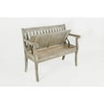 thumbnail image 6 of Jofran Artisan's Craft 42" Rustic Farmhouse Distressed Acacia Storage Bench, 6 of 8