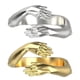 thumbnail image 4 of Minnieouse Anillo abierto para fiestas, nudillos, joyería de mano, esposa, marido, novias, novios, regalos, accesorios de decoración, plata Ropa, zapatos y accesorios Miscelánea Oro, 4 of 6