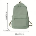 thumbnail image 2 of Simple Large-capacity Backpack, Lightweight And Versatile Backpack, Black Class Bookbag, College Student Backpack, Women's Backpack, 2 of 5