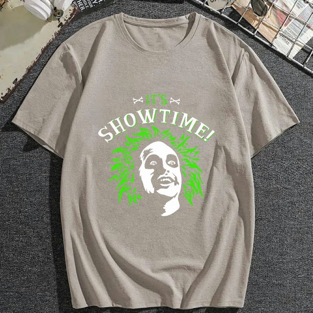 Camiseta con patrón de payaso informal de verano para hombre: ¡luce elegante y siéntete genial!