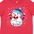 thumbnail image 4 of Inktastic Holiday Snowman Boys or Girls Toddler T-Shirt, 4 of 5