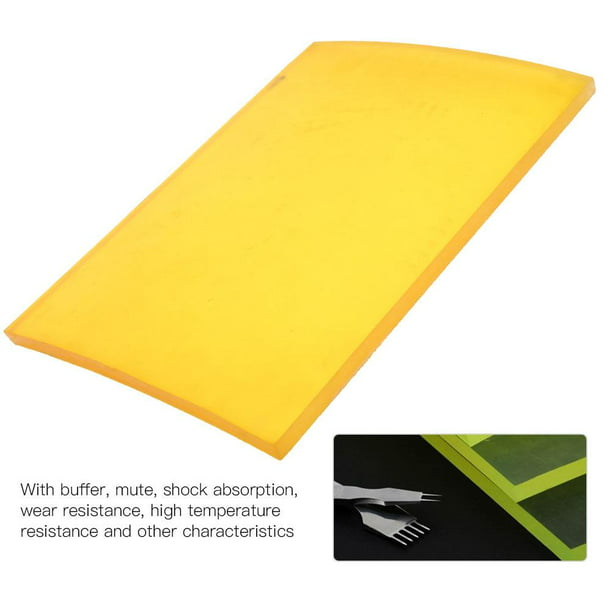 Herwey Beef Tendon Plate Good Flexibility Shock-Absorbing Punching Pad  Board DIY Leather Craft Tool,Beef Tendon Cutting Board,Beef Tendon Plate