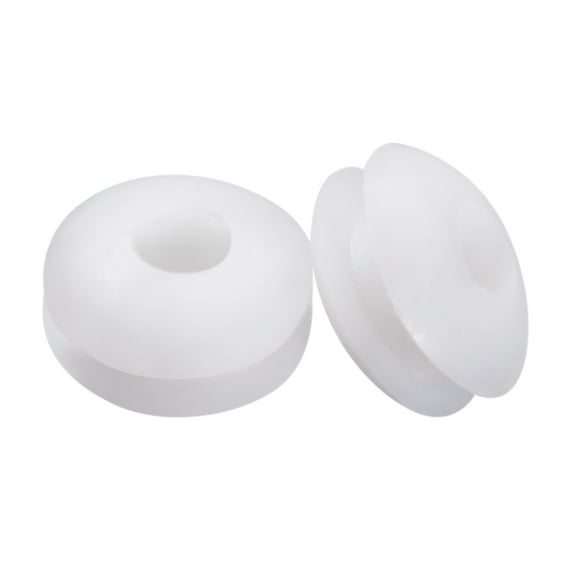 Wire Protector Oil Resistant Rubber Grommets 3mm Mounting Dia 65Pcs White