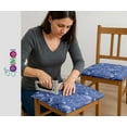thumbnail image 4 of Soimoi Bird Print Outdoor Fabric By 10 Yard, 56" Wide Water-Resistant Upholstery Material for Chairs, Cushions & DIY Projects, Blue, 4 of 7