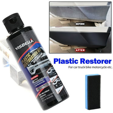 100ml 3.4OZ Car Plastic Restorer Trim Restoration Kit Revitalizing Coating Agent