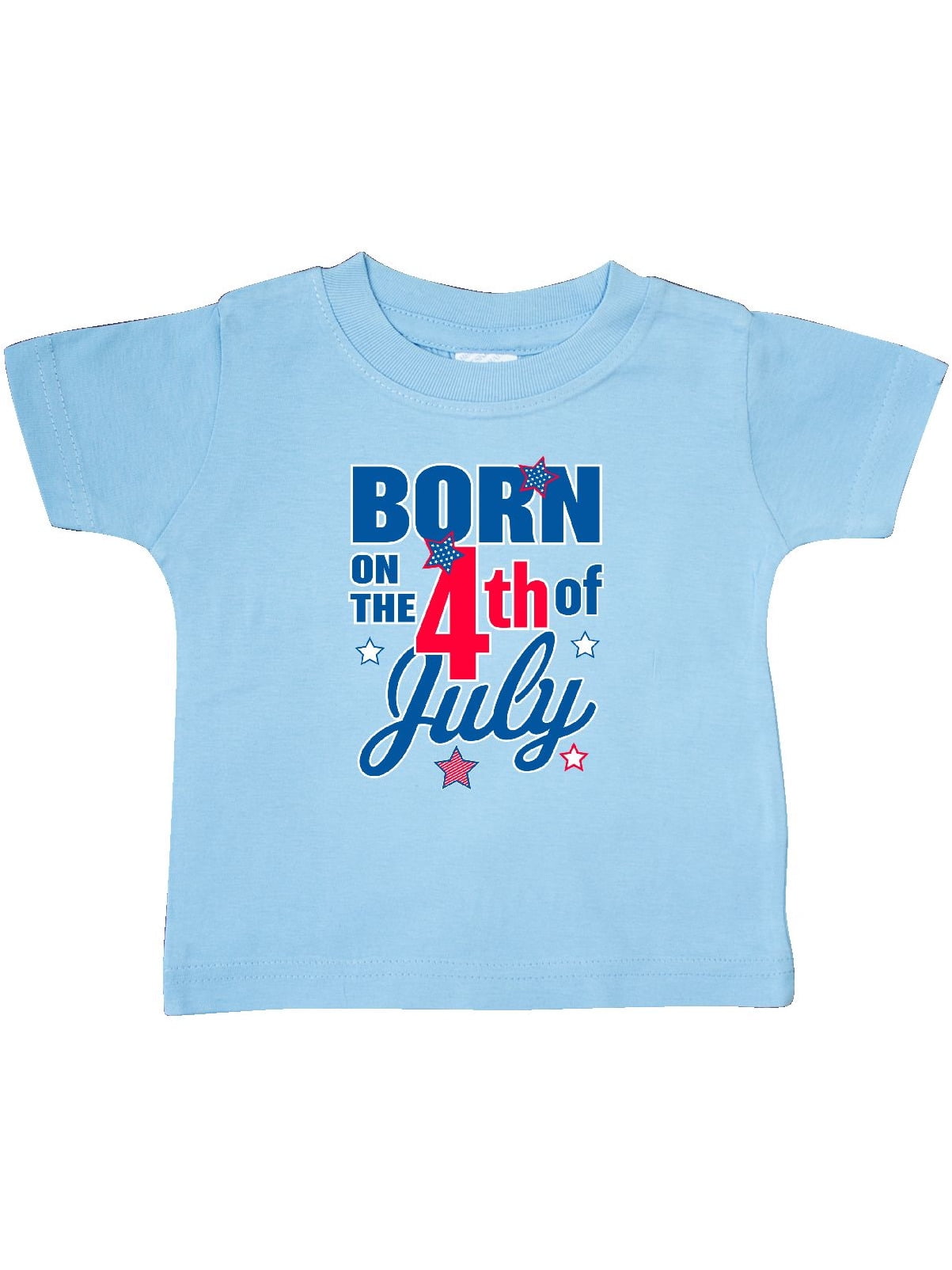 born on the 4th of july shirt