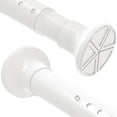 thumbnail image 1 of Shower Curtain Rod Tension Curtain Rod No Drill Shower Rod Tension Rod Shower Rods Expandable Curtain Rod Tension Never Rust Non-Slip No Drilling Stainless Steel For Bathroom ClosetWindows White, 1 of 6