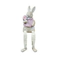 thumbnail image 2 of PATLOLLAV Easter Bunny-Decor-Figurines Home-Decorations ,Easter Decor Table Ornaments Resin Spring Bunny Sit Tabletop Ornament for Home Farmhouse Office Studio, 2 of 5