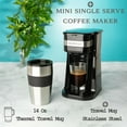 thumbnail image 6 of Mixpresso 1-Cup Drip Coffee Maker, Personal Single Serve Coffee Maker & 14oz Travel Mug, 6 of 10