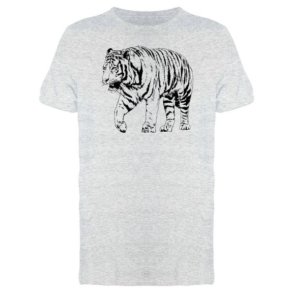 Big Amazing Tiger Sketch Tee Men's -Image by Shutterstock
