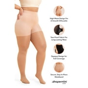 Shapermint Core Waist Shaping Tights for Women, Rip-Resistant Support, Sizes S–3XL