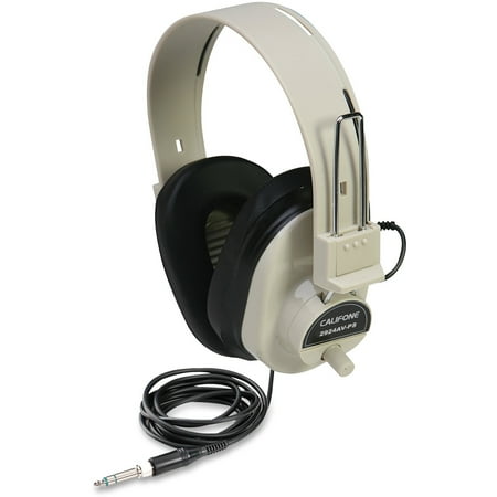 - Califone, CII2924AVPS, 2924AVPS Deluxe Stereo Headphones, 1, Beige