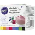 Wilton 8-Piece Gel Food Coloring Set, 4 oz. (Purple, Blue, Green, Black