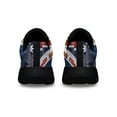 thumbnail image 4 of Anzac Day Animals in War Purple Poppy AuStalia Shoes Sneakers Black Size 4, 4 of 7