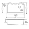 thumbnail image 2 of Elkay Elgus3322r Quartz Classic 33" Undermount Single Basin Quartz Composite Kitchen Sink, 2 of 7