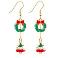 thumbnail image 2 of XWSHYW Pendientes Pendientes con Forma de Gota Que Cuelgan con Gancho de Navidad para Mujer, Joyería para Fiesta de Navidad, 2 of 4