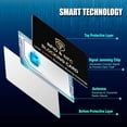 thumbnail image 4 of HHX 5 Pack RFID Blocking Card, One Card Protects Entire Wallet Purse, NFC Contactless Bank Debit Credit Card Protector ID ATM Guard Card Blocker–(Black), 4 of 9