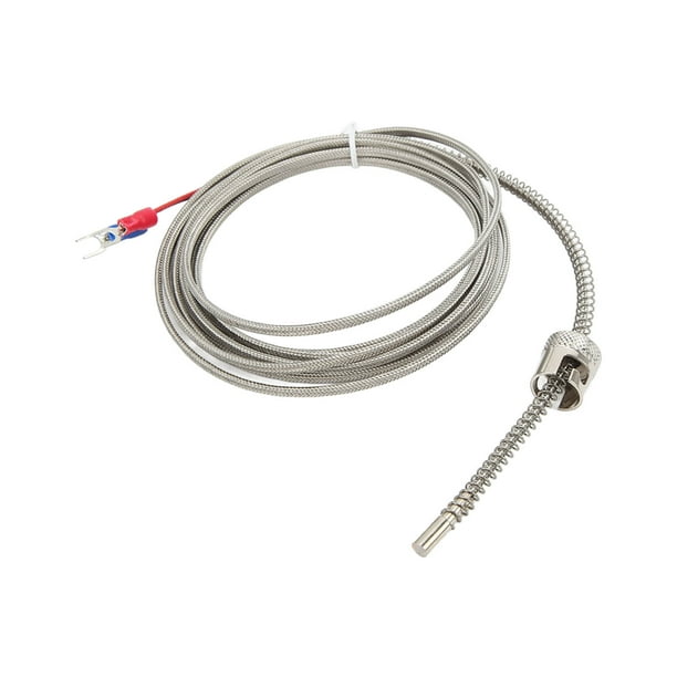 Sensor de temperatura, termopar tipo K, suministros industriales automatizados duraderos, termopar resistente y robusto