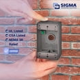 thumbnail image 3 of Caja eléctrica metálica Sigma 14253-5, resistente a la intemperie, gris, 3 of 3
