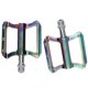 thumbnail image 4 of Pedales de bicicleta de montaña coloridos de aleación de aluminio, juegos de pedales planos ligeros para bicicleta, 4 of 10