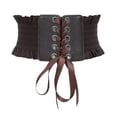 thumbnail image 2 of segolike Mode Corset pour Femmes Robes Larges Extensibles Mariage Fête Ceinture Brun Foncé Foncé, 2 of 4