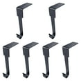 thumbnail image 3 of S SERENABLE 6Pcs Christmas Stockings Holder Hanger, Fireplace Stocking Hanger, Non Slip Metal Xmas Decoration Stocking Holders for Mantle Black, 3 of 8