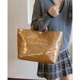 thumbnail image 2 of DanceeMangoos PVC Tote Bag Handbags for Women Jelly Shoulder Bag Large Purse Handbag Fashion Kraft Paper Tote Bag Shopping Work Bag, 2 of 7