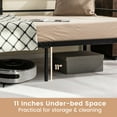 thumbnail image 4 of Costway Metal Twin Daybed with Headboard, Black, 4 of 10