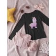 thumbnail image 3 of Beautiful Lama Bride Long Sleeve Toddler -Image by Shutterstock,  5 Toddler, 3 of 4