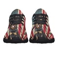 thumbnail image 5 of Rottweiler American flag Shoes Sneakers Black Size 9.5, 5 of 7