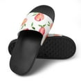 thumbnail image 4 of GZHJMY Stylish Slides for Women Men, Pink Peach Fruits Soft Flexible Slip-on Sandals Slippers, 4 of 7
