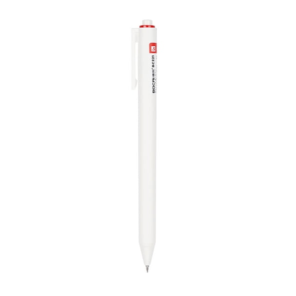 WNFJR Black Ballpoint Pen - 05mm Fine Point, 12ml Ink Capacity, Retractable Design for Journaling and Office Use, 6 Count (1 Pack)