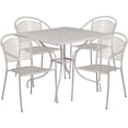 thumbnail image 4 of 35.5SQ White Patio Table Set, 4 of 4