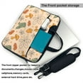 thumbnail image 3 of ZICANCN Laptop Case 15.6 inch, Leaf Bird Mushroom Autumn Work Shoulder Messenger Business Bag for Women and Men, 3 of 9
