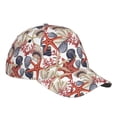 thumbnail image 3 of Daiia Starfish Shell print Baseball Cap Men Women Golf Dad Hat Adjustable Original Classic Low Profile Hat Unconstructed Plain Cap, 3 of 9