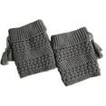 thumbnail image 1 of Yuarrent Calentador de piernas, cubrebotas, puños con colgante de flecos, accesorio de vestir Suministros térmicos Gris, 1 of 5