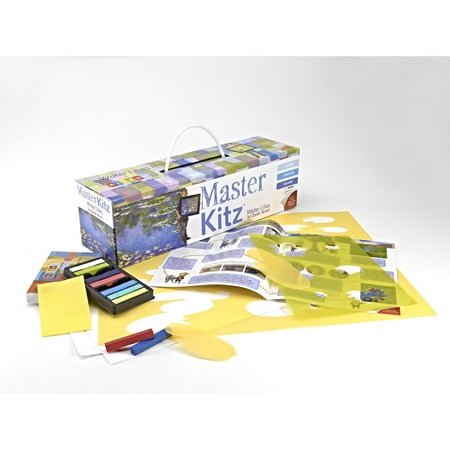 children s master kitz water lilies monet style painting kit