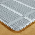 thumbnail image 5 of TOWN & COUNTRY BASICS Comfort Plus Windowpane Plaid Anti Fatigue Comfort Mat, Kitchen Runner Mat, Standing Desk Mat, Dorm Room Rug, Non-Slip Backing, Dark Grey, 18"x55", 5 of 12